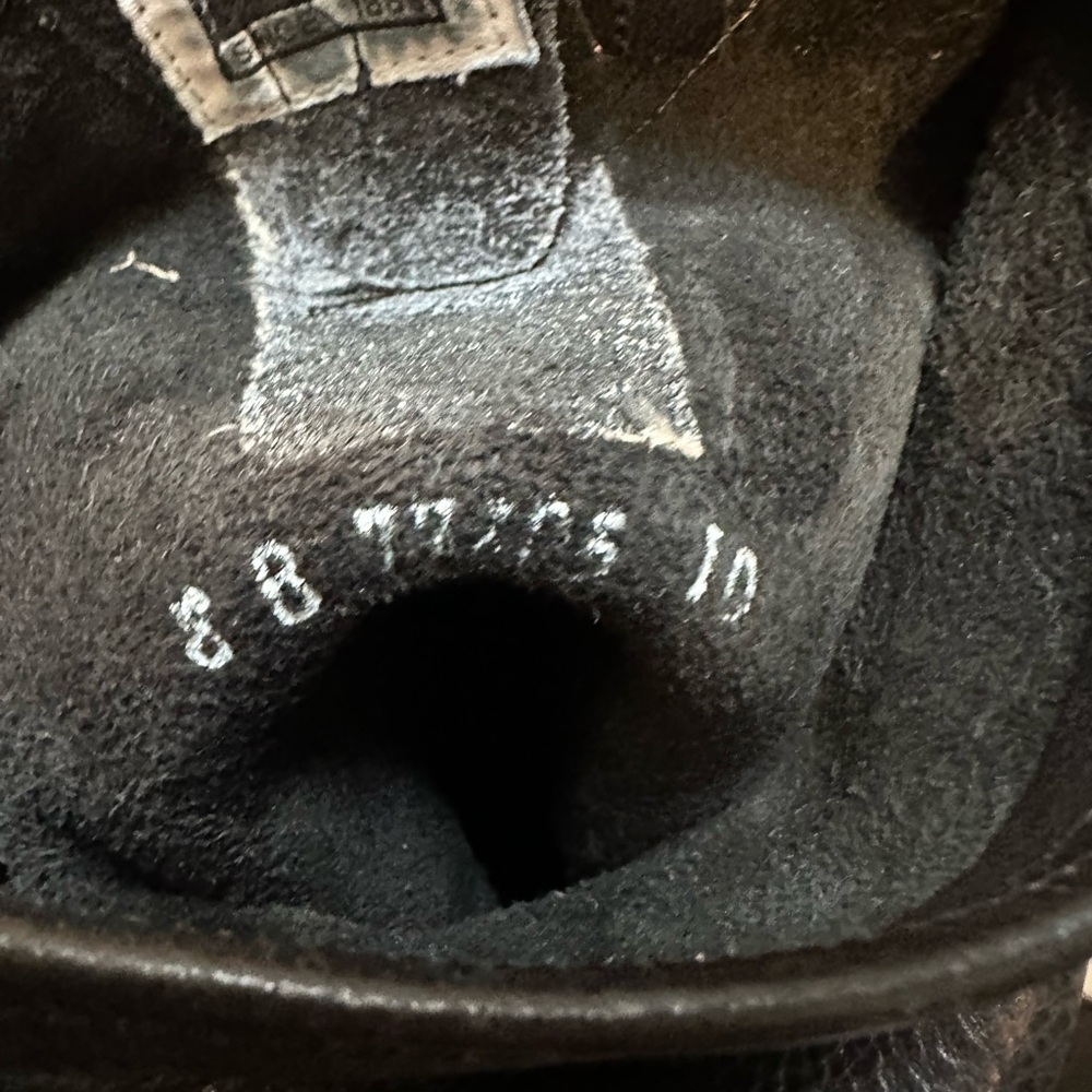 Frye engineer boots. (Veronica?) Black. 13” shaft. Good condition. Pull on. - Picture 12 of 13